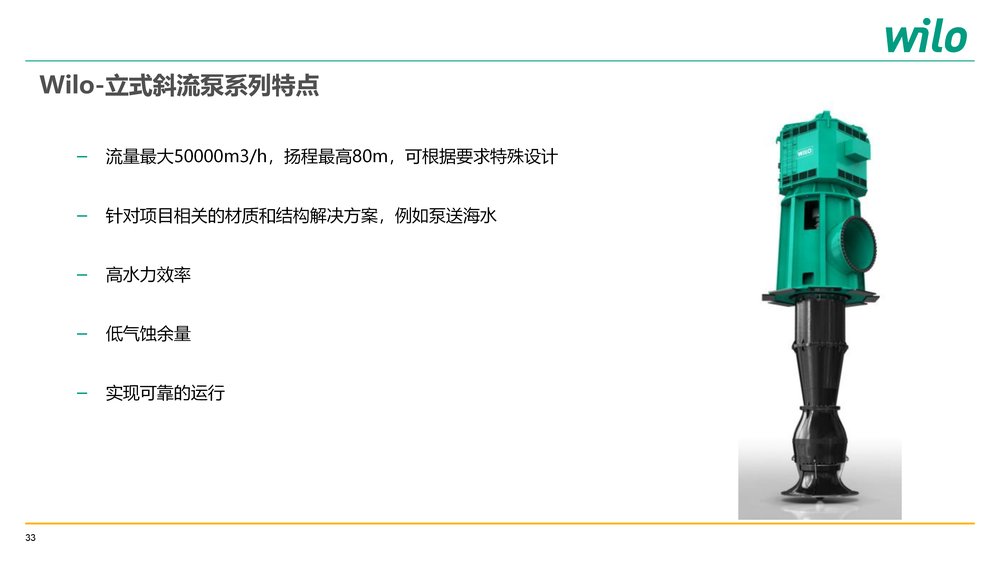 立式斜流泵
